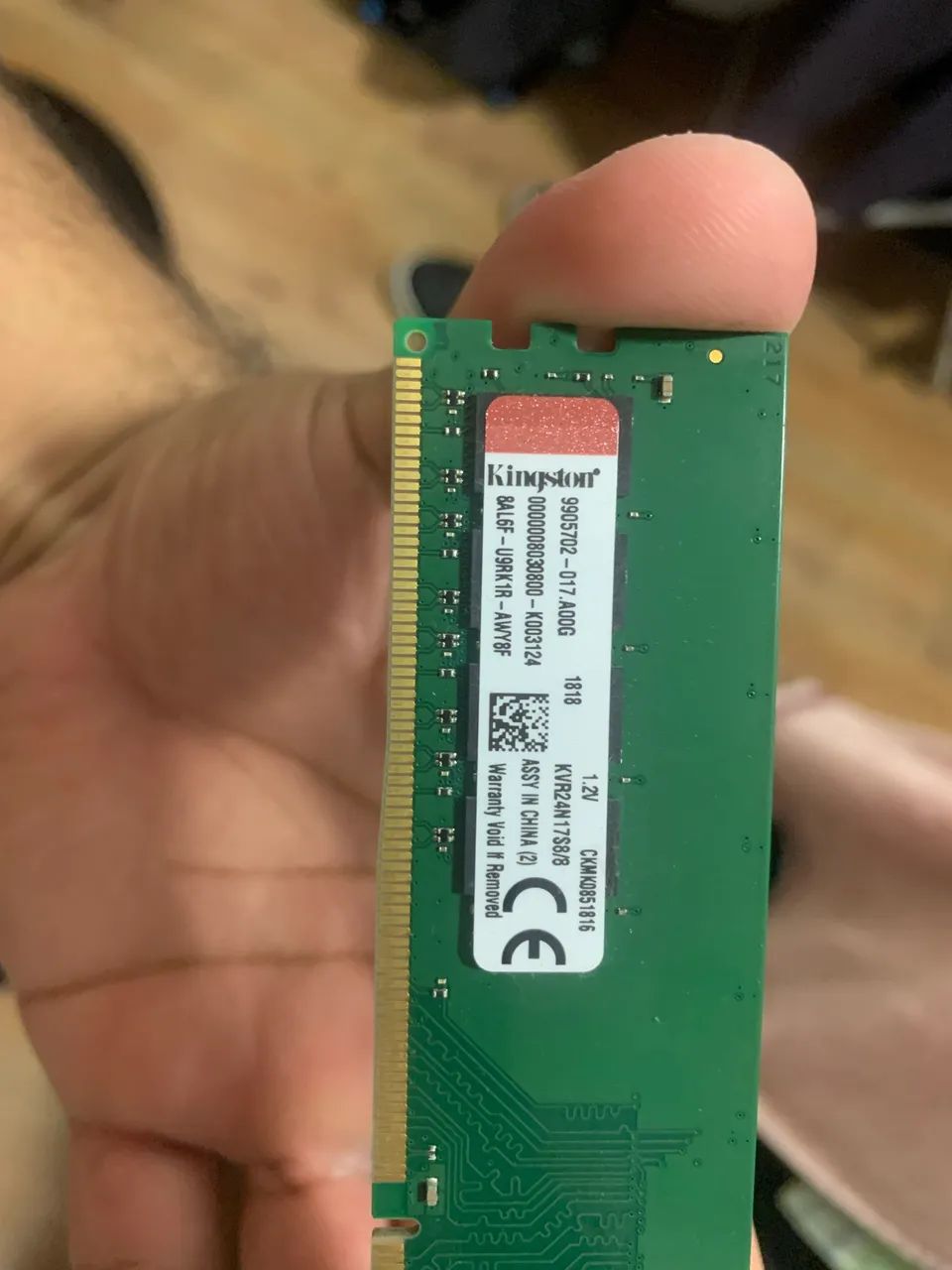 Two 8GB 2666MHz RAM memory sticks64396501955841123