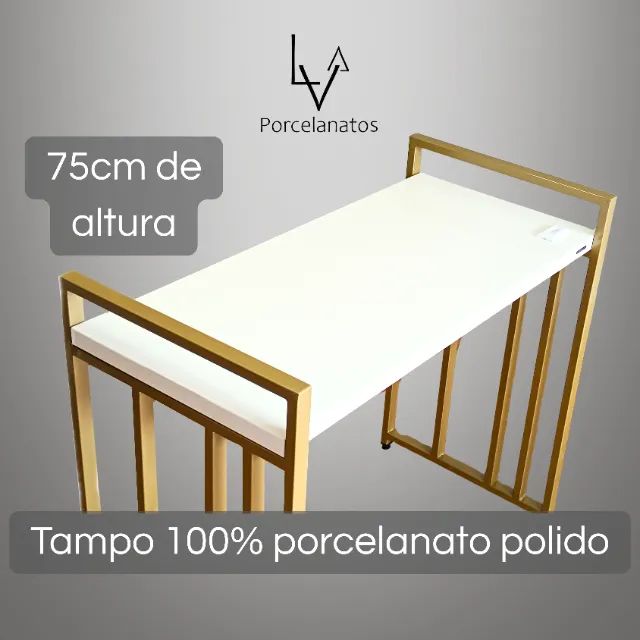 Mesa para atendimento manicure, nail designer unhas de design salão