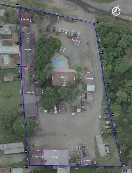 Area comercial na beira da br 304 com galpões venda - Foto 3