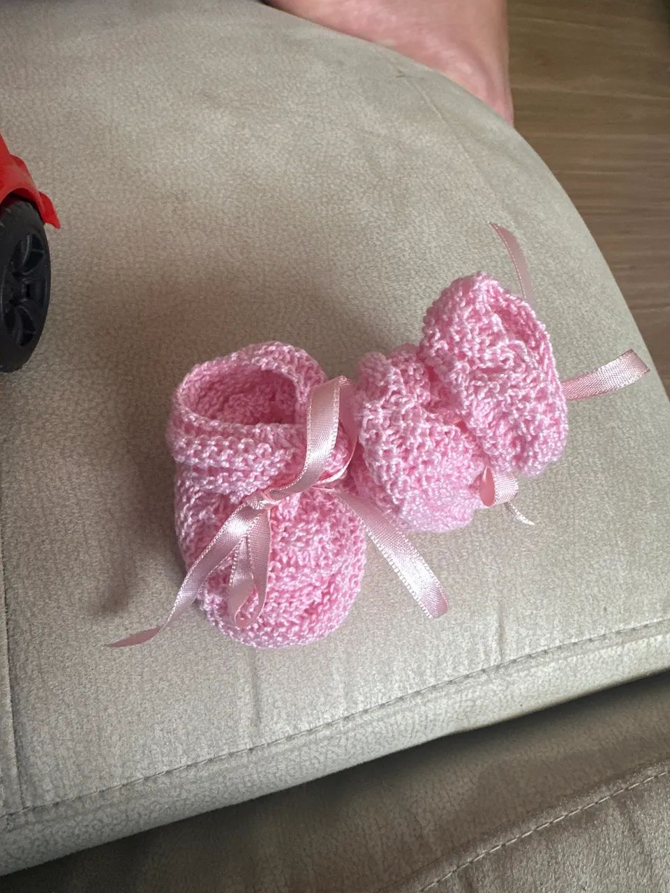 Sapatinho bebê RN rosa clarinho  - Foto 4