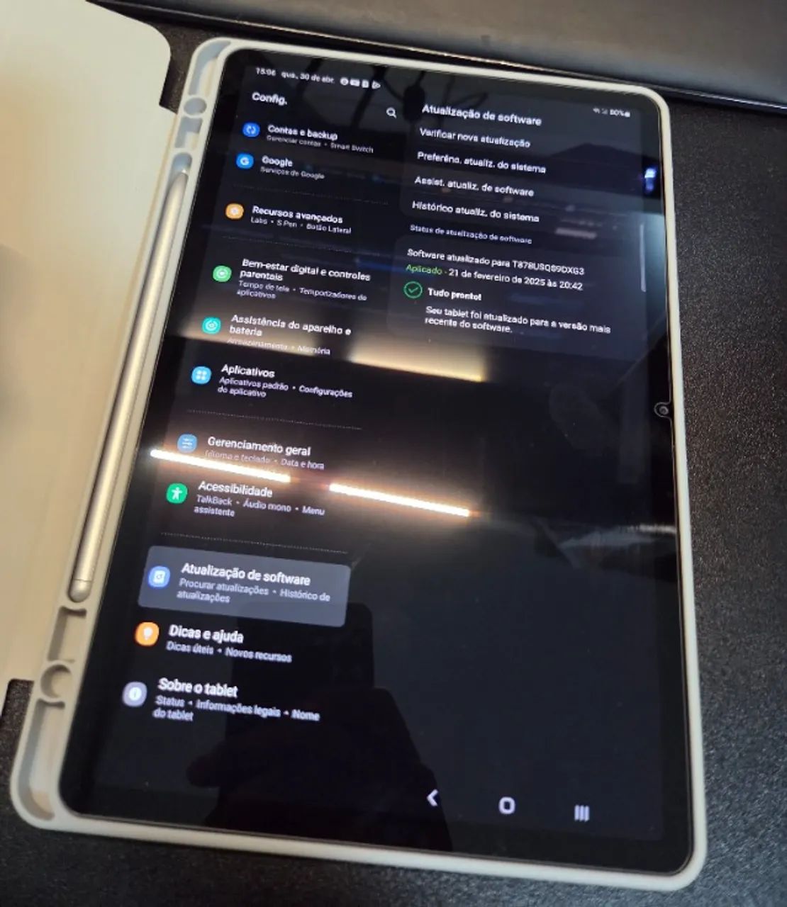 Samsung Galaxy Tab S7 5G 128gb - SM-T878U (não é o FE) - Foto 3