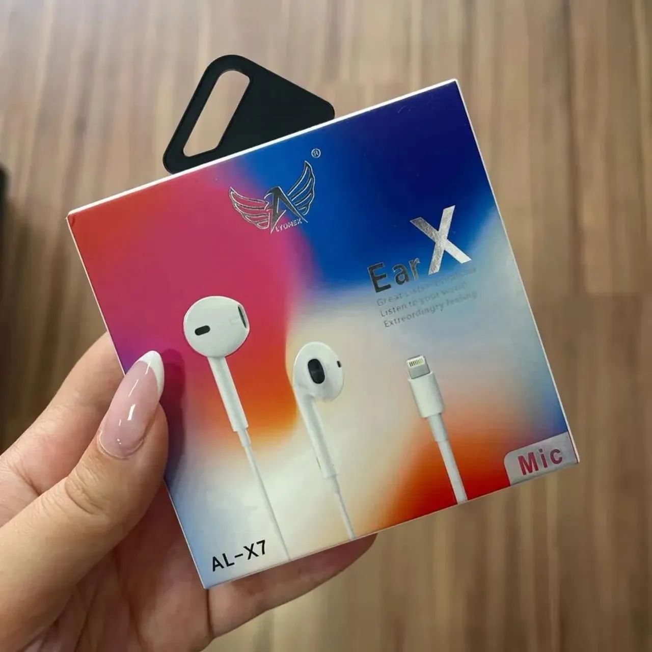 Fone de ouvido Com Fio IOS Lightning EarX 