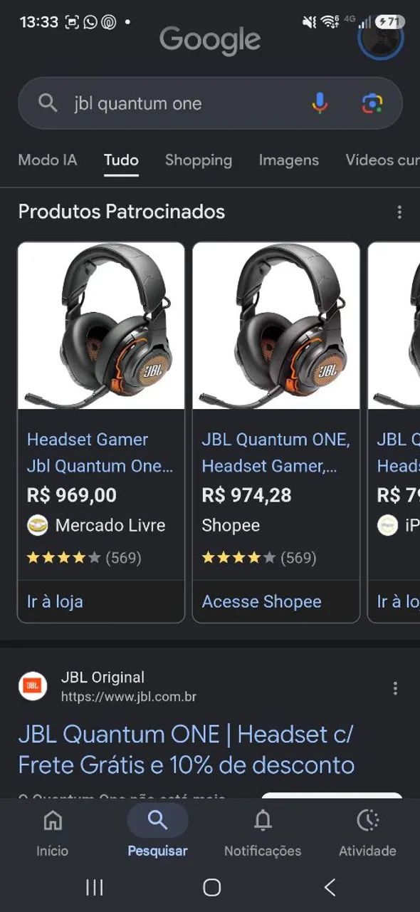 Jbl quantum one - Foto 4