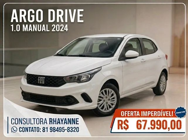 Fiat Argo Drive 1.0 6V Flex 2024