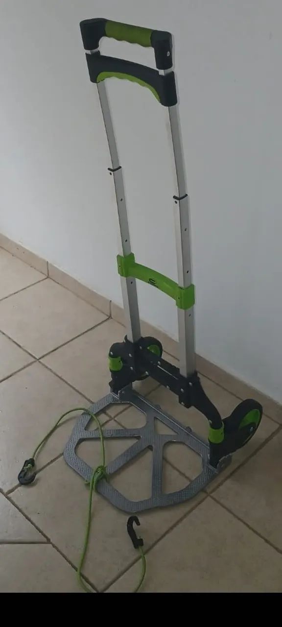 Carrinho aluminio dobravel 60kg - Foto 2