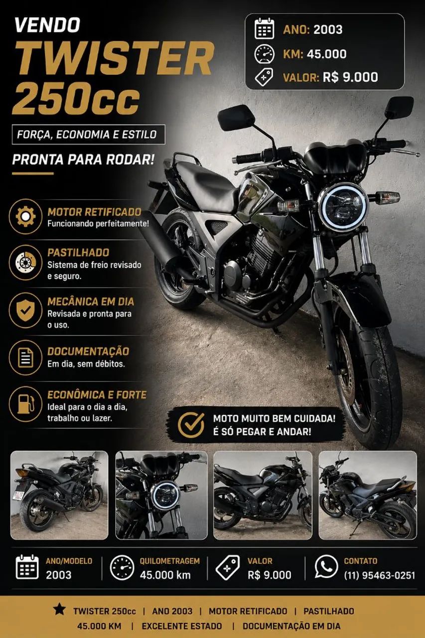 CBX Twister 250 - Foto 2