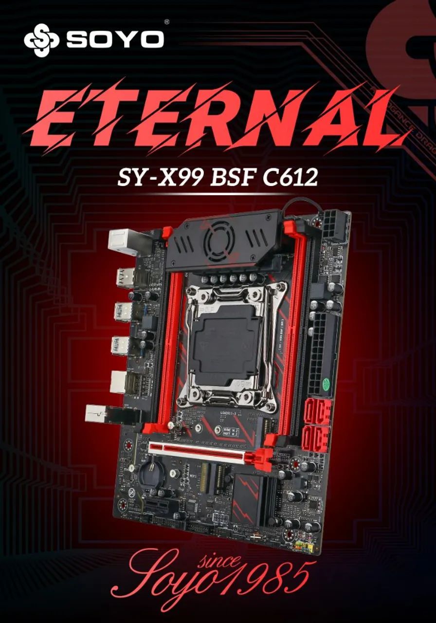 Placa mãe x99 SOYO TPM 2.0 - Foto 2