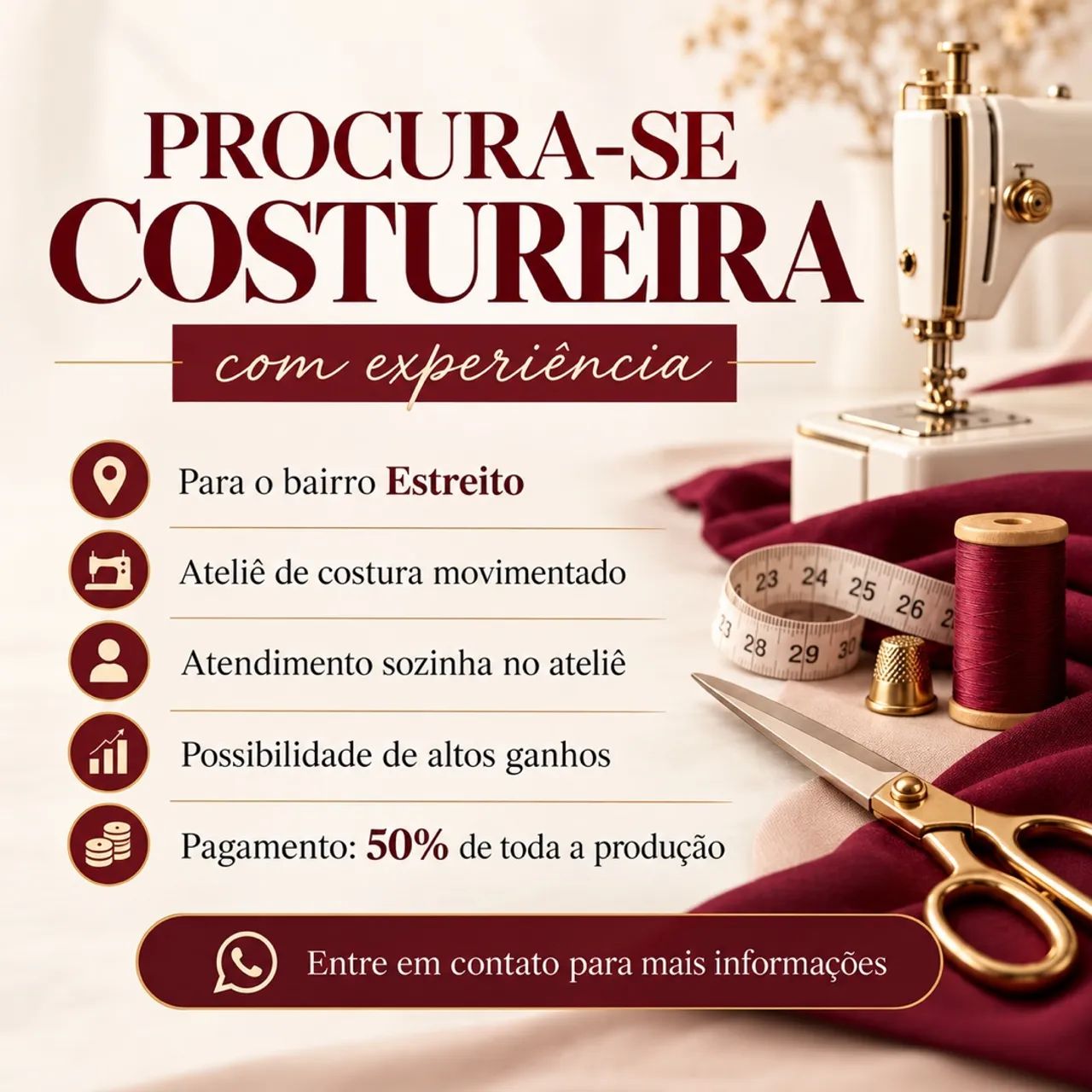 Costureira  - Foto 3