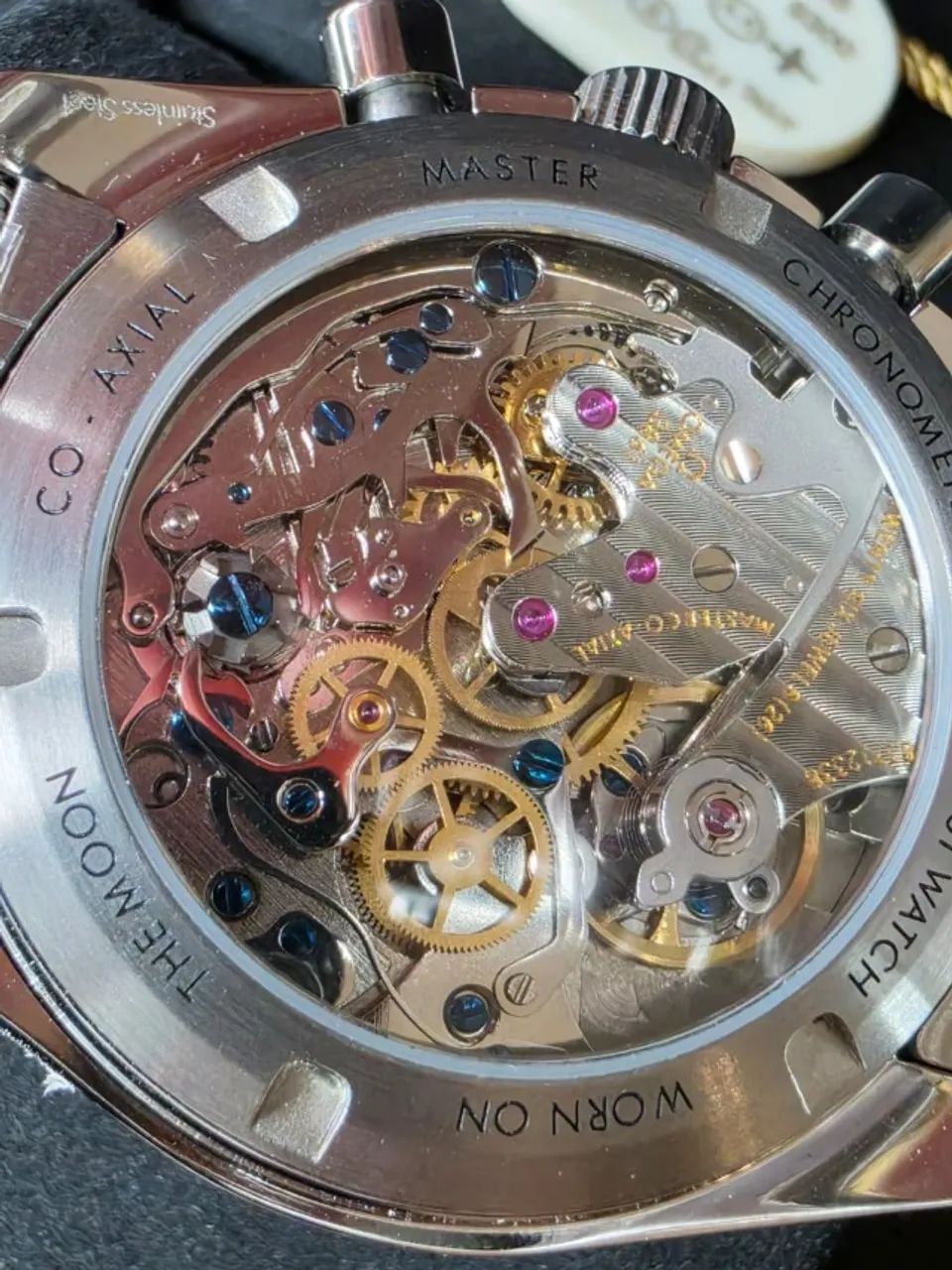 Relogio Omega Speedmaster Reverse Panda Super Clone RECEBEU VOCE