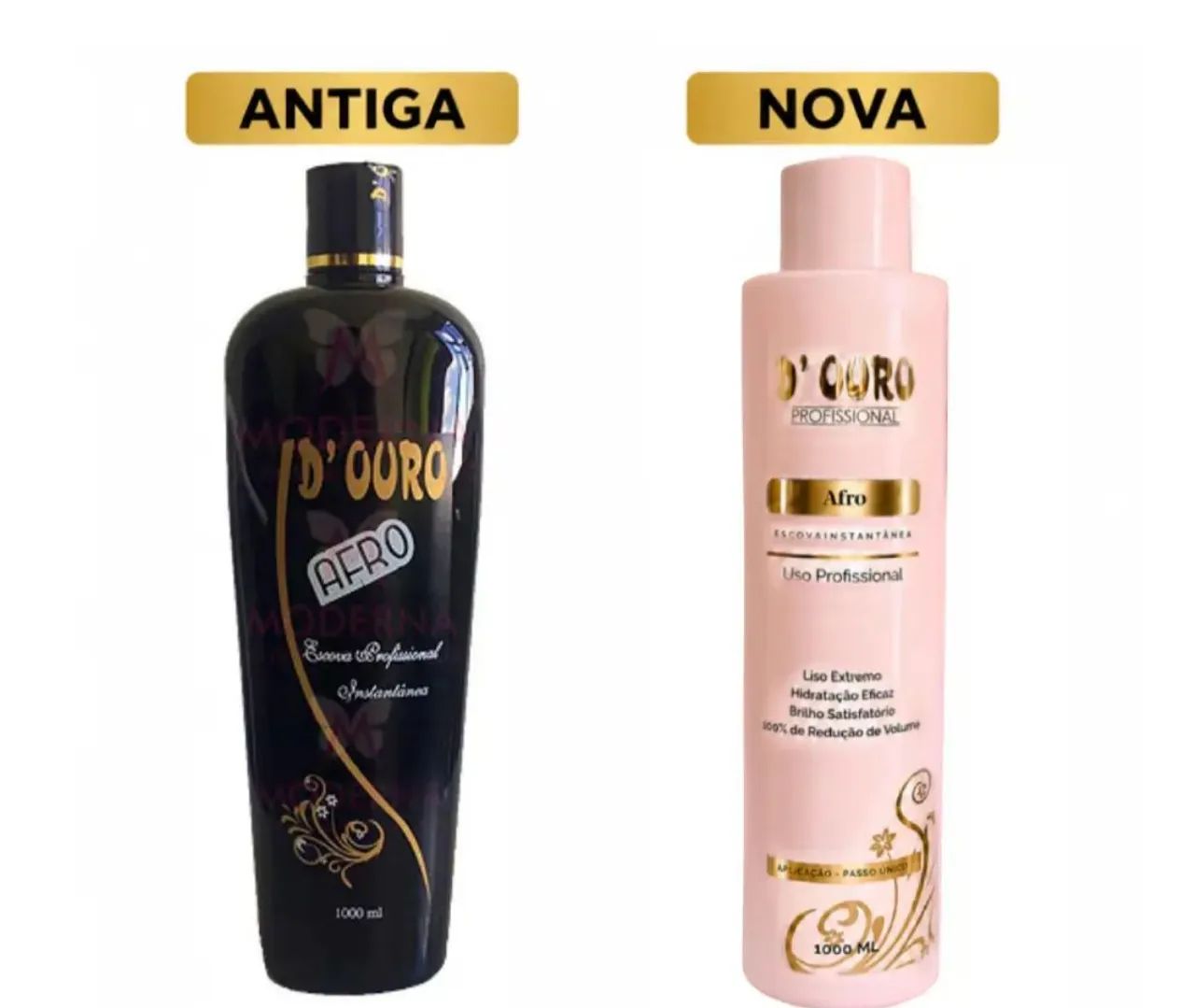 Escova Profissional Afro D'ouro 1L 