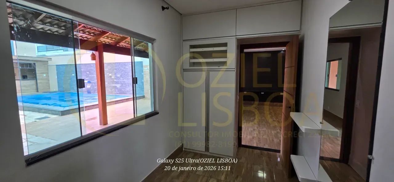 CASA NA LAJE 03 QUARTOS PISCINA CHURRASQUEIRA LOTE DE 400m² CONDOMÍNIO FECHADO RUA 03 VICE - Foto 10