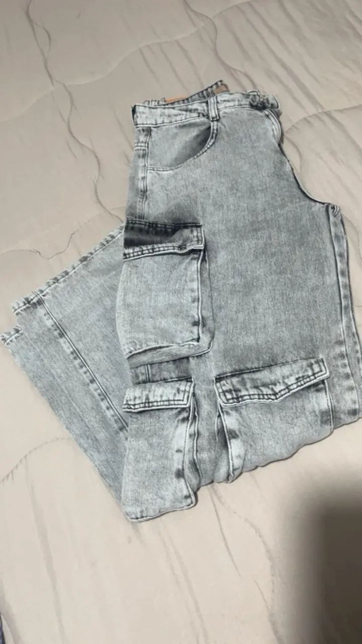 CALÇA WIDE / CARGO NOVA - Foto 3