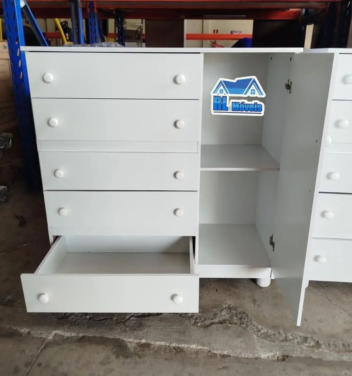 Cômodas 5 gavetas MDF - Foto 4