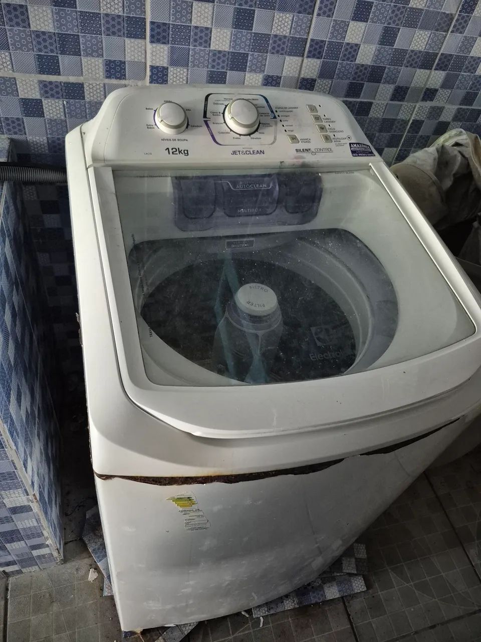Máquina de lavar eletrolux