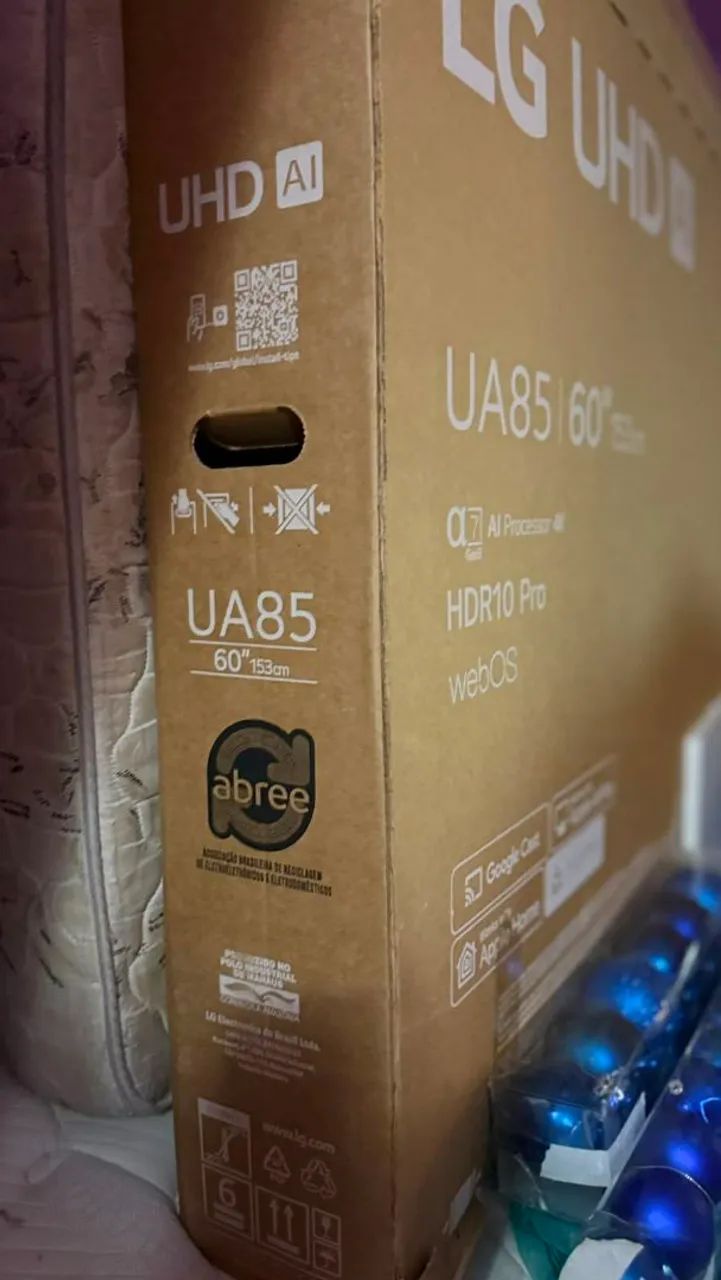 Vendo tela LG 60 polegadas AI UHD nova nova  - Foto 3