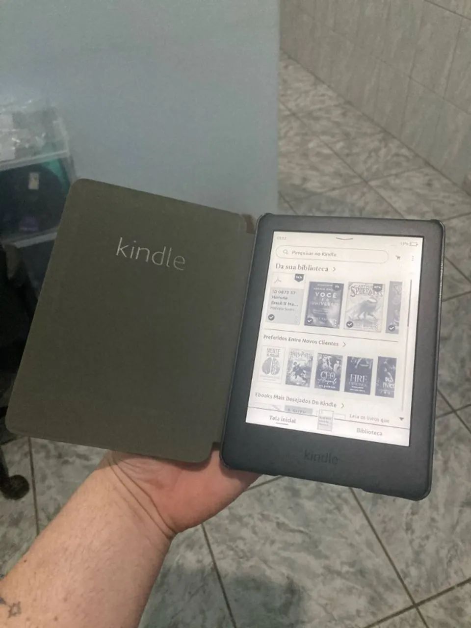 Kindle 10 gen com capa de proteção