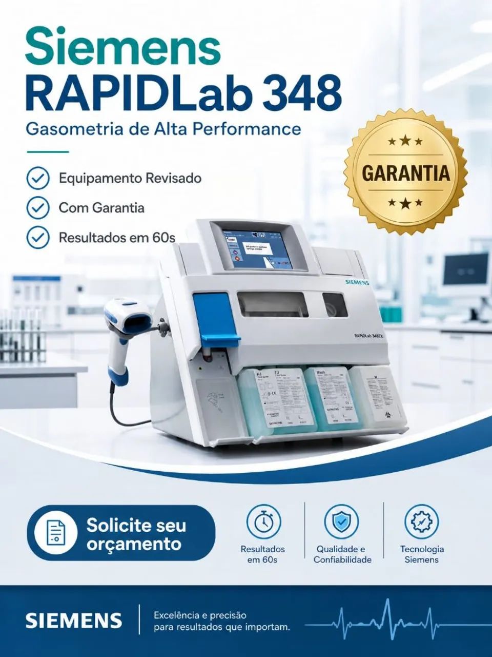 Gasometria SIEMENS RP 348 - Foto 2