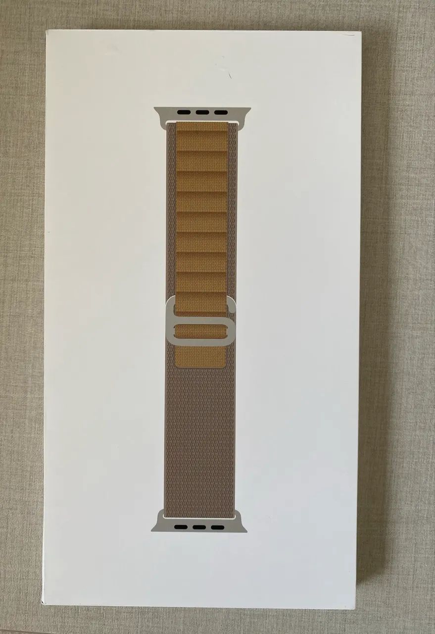 Pulseira Alpine loop Tan tamanho M. Original, para Apple Watch Ultra