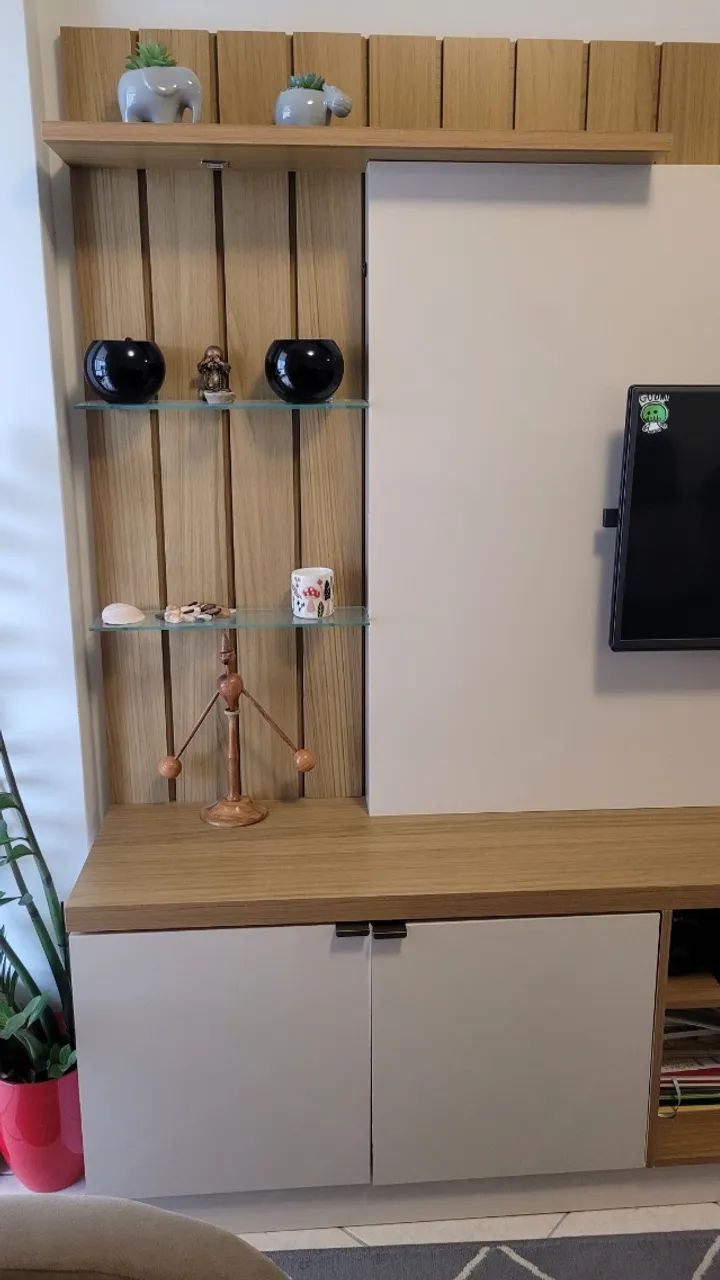 Estante/rack para sala de TV. - Foto 3