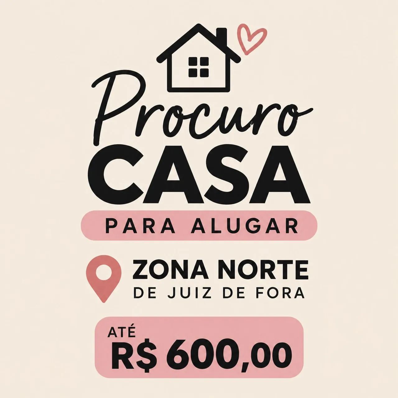 Preciso de casa para alugar