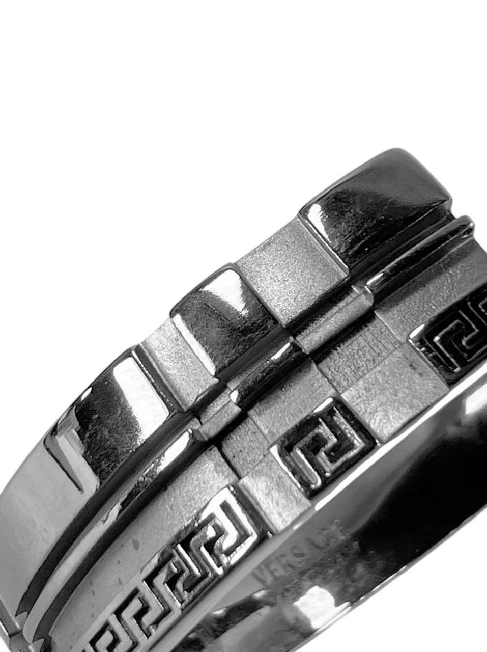 Bracelete Versace Tartan Prateado - Foto 5