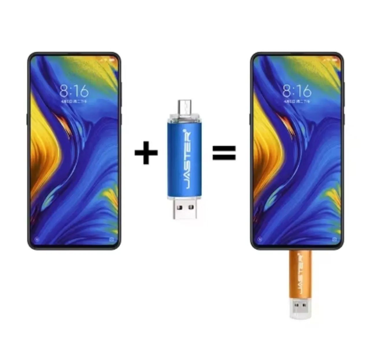 Pen Drive 64GB USB 2.0 Micro USB Tipo C (3 em 1) - Entrada Celular! - Foto 5