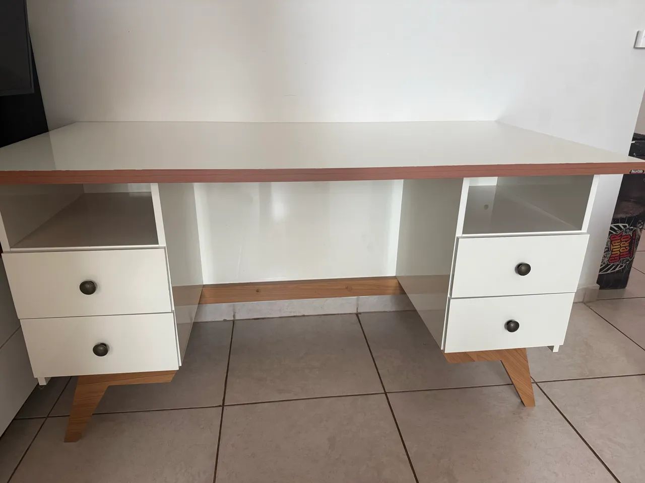 Mesa estudos estilo retrô - Foto 3