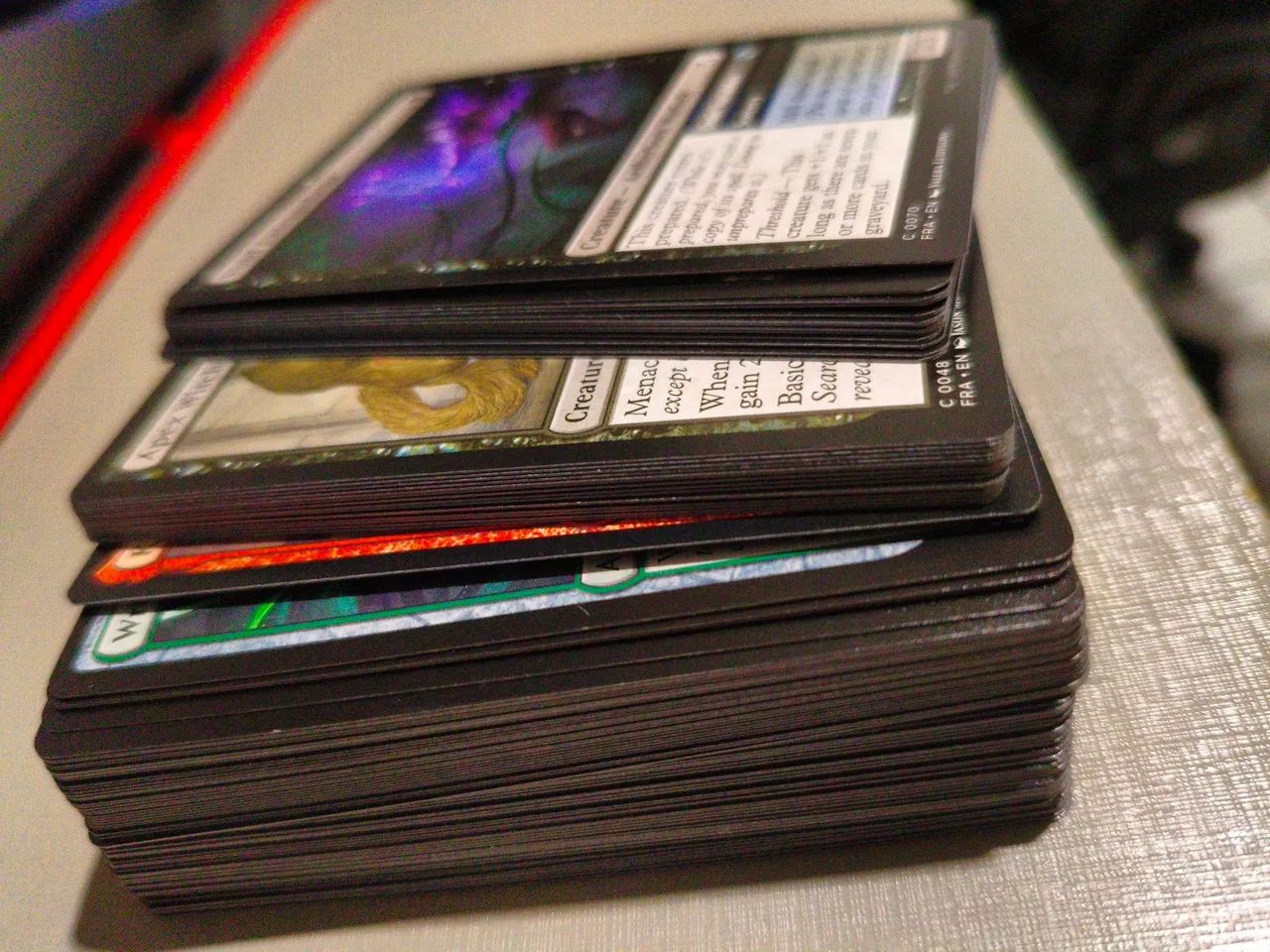 Cartas de Magic coleção recente 