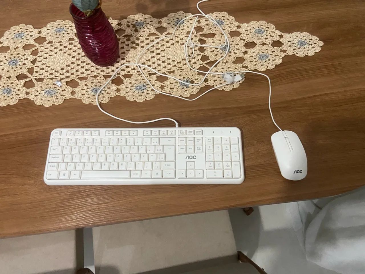 Kit 2 teclados e 2 mouses Bluetooth e com fio