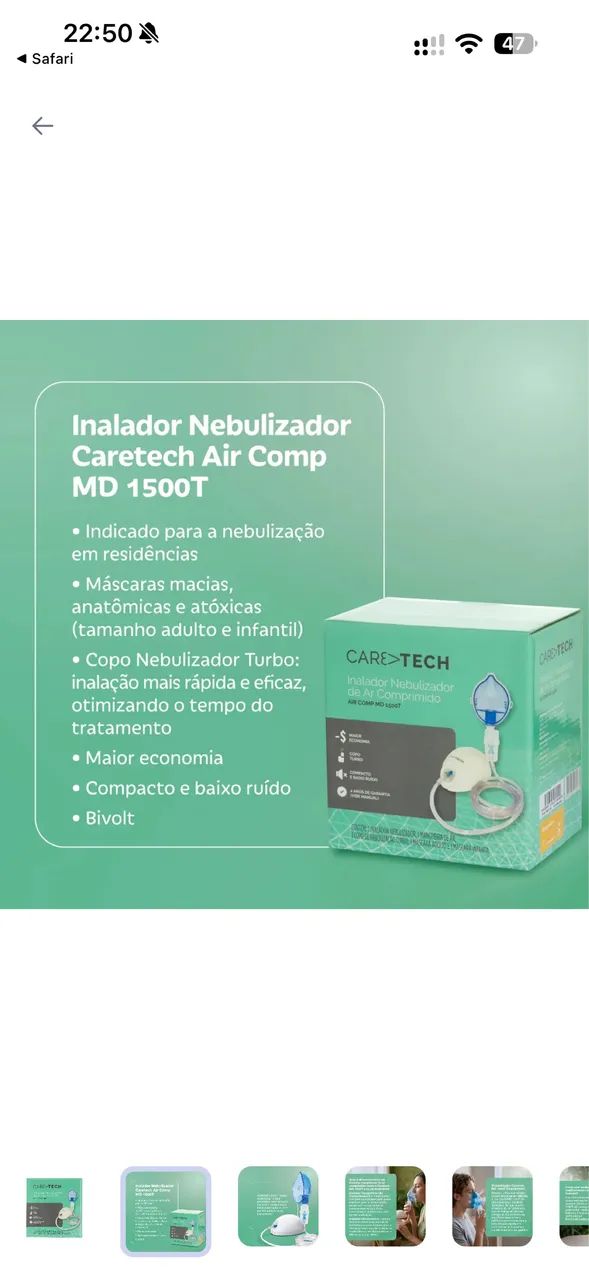 Nebulizador CareTech - Foto 2