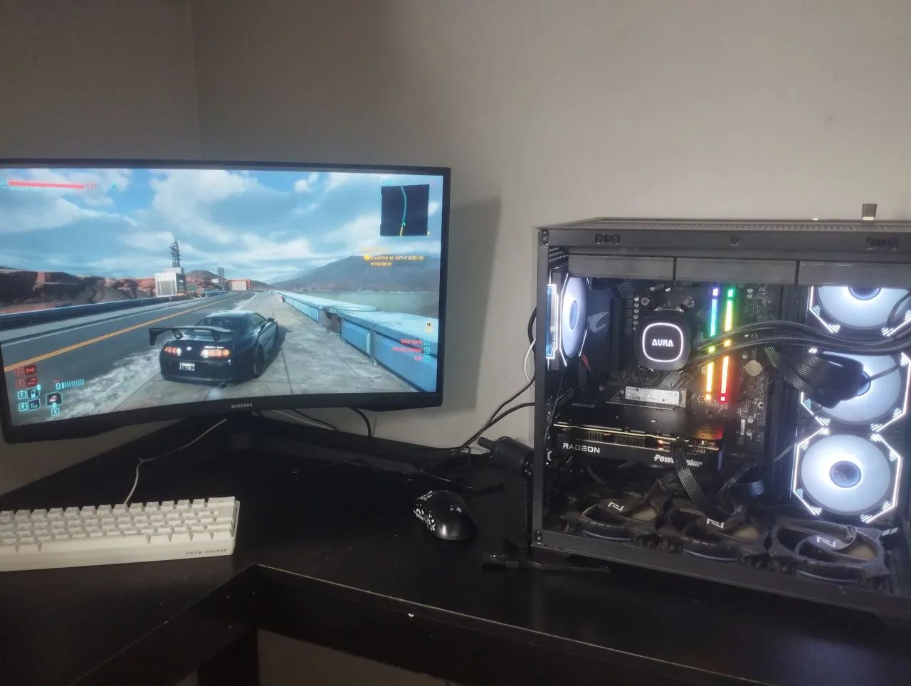 Vendo PC GAMER RX9060XT 16GB USADO - Foto 5