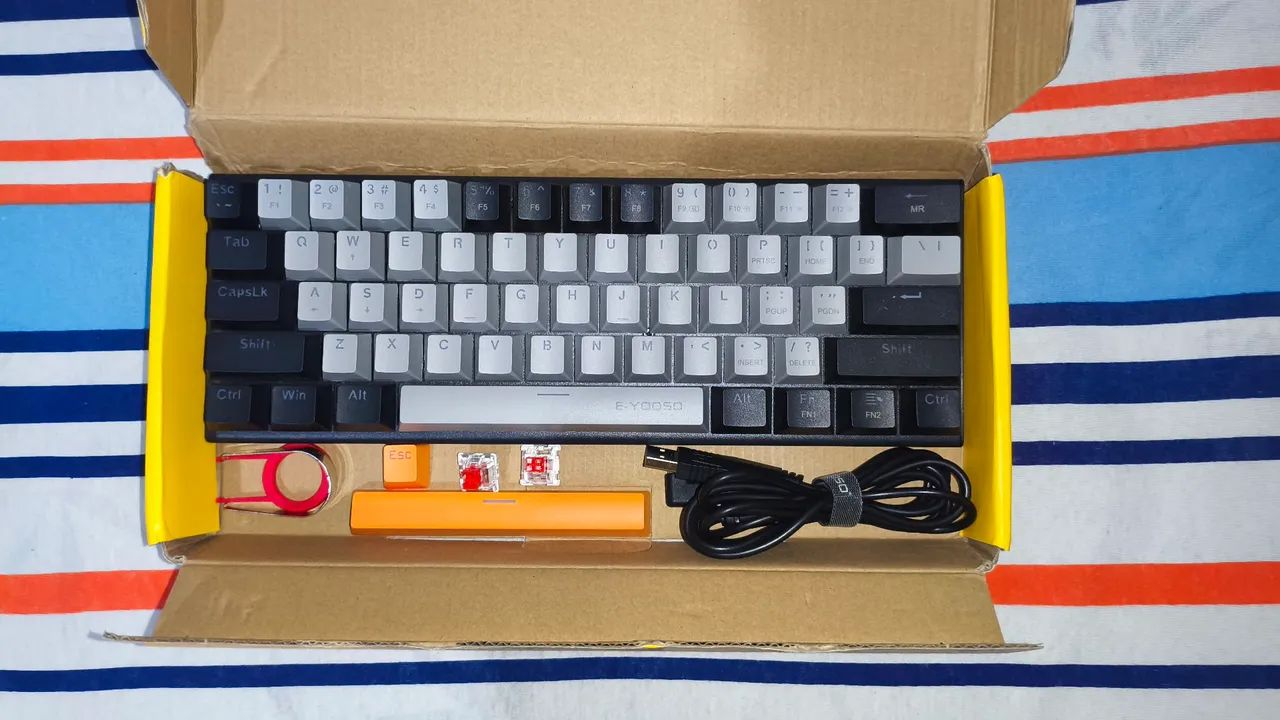 teclado mecânico e-yooso z11 60% - Foto 3