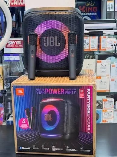 JBL Partybox Encore 2 Caixa de Som Com Microfone Original  - Foto 2