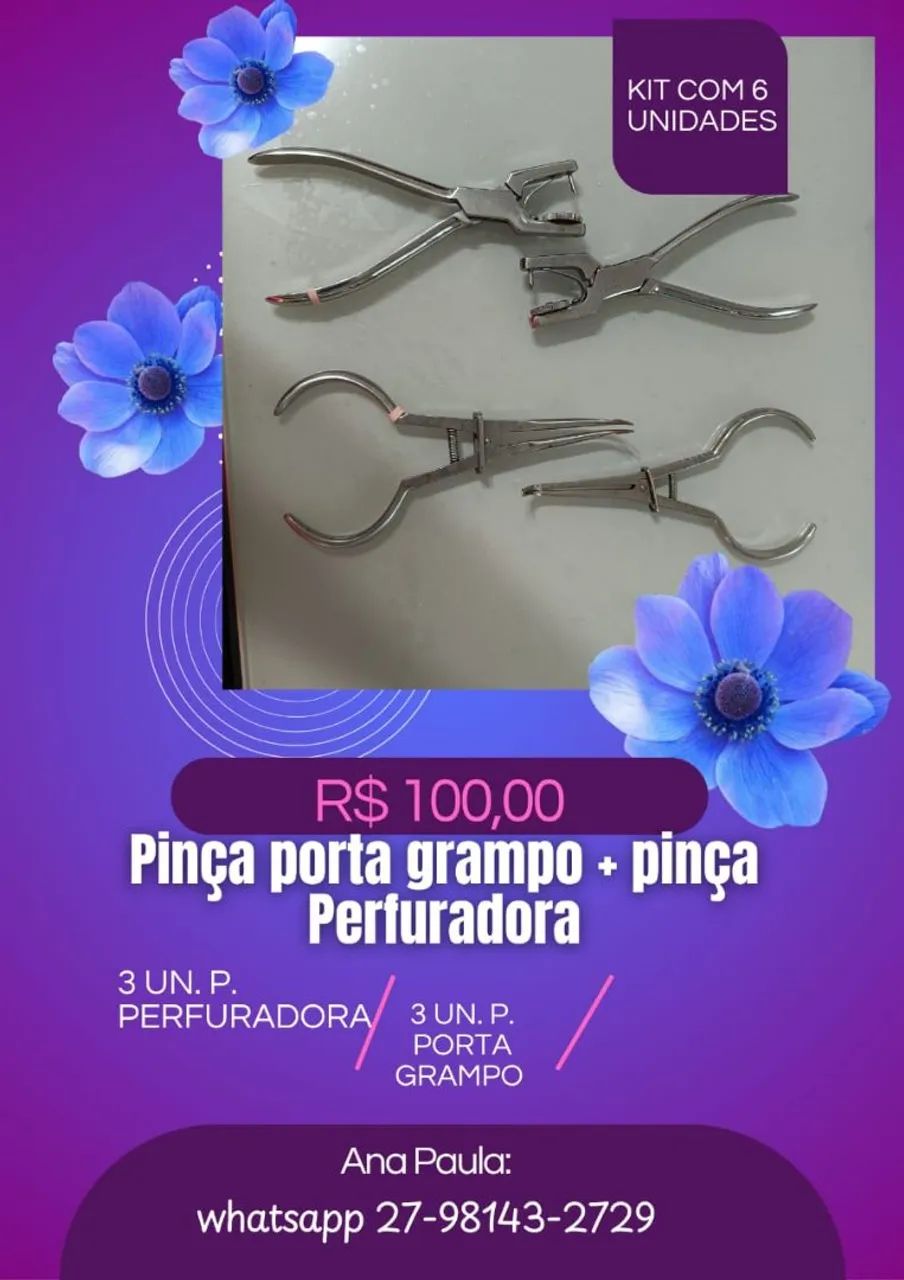 vendo pinças para endodontia 