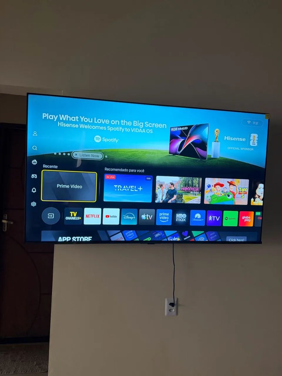 Smartv Hisense 65 polegadas - 4k LED - Foto 3