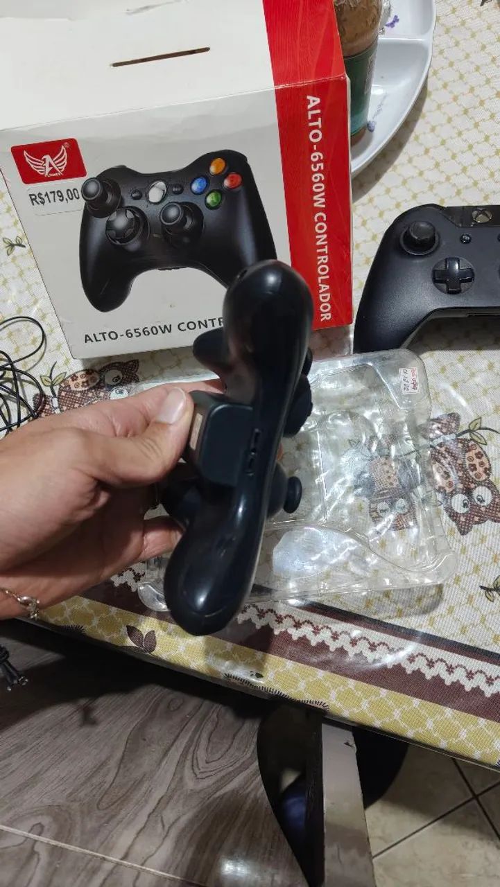 2 Controle de vídeo game joystick compatível com  Xbox 360 - Foto 3
