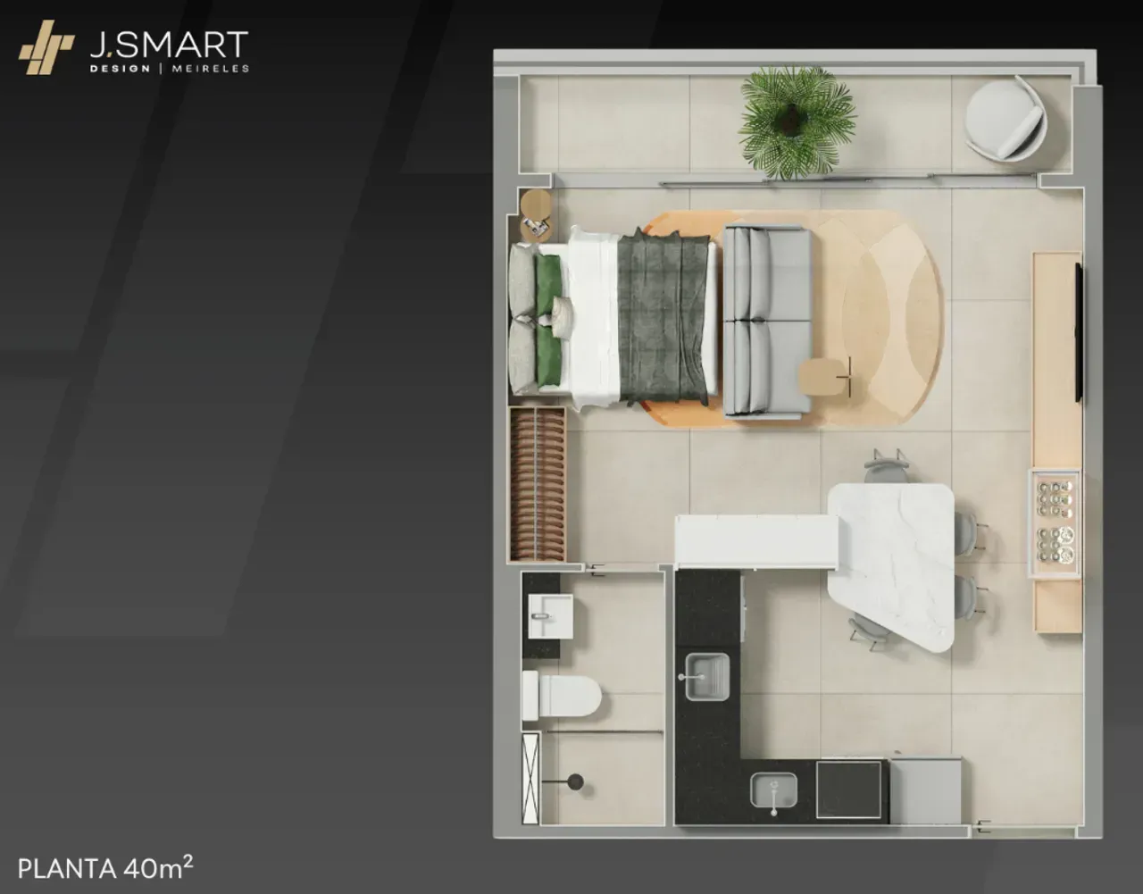 PLANTA 40m²