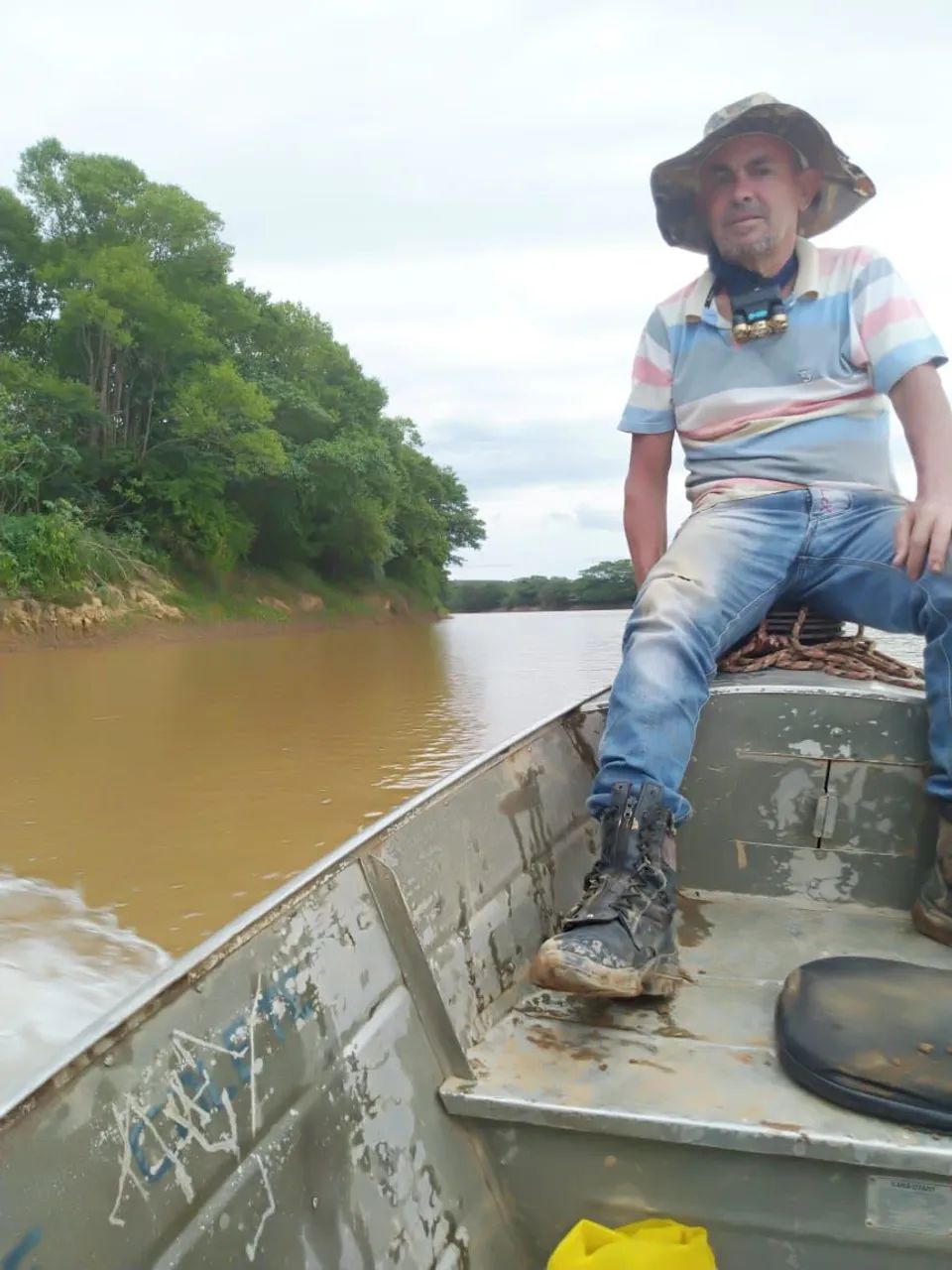 BARCO 4,5 x 1.40 x 0,52 DE BORDA ! BARCO SEM AMASSADO E NAO TEM VAZAMENTO !!! BORDA ALTA  - Foto 5