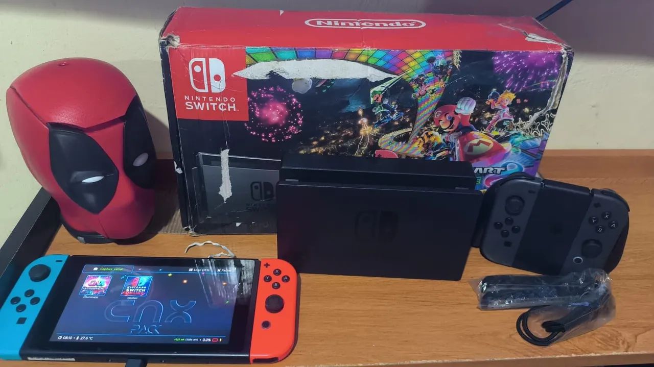 Nintendo switch v2,  256gb , lojas virtuais  - Foto 2