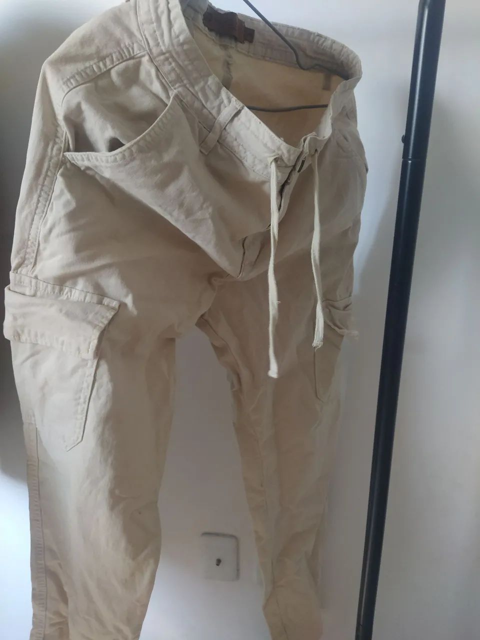 Calça Bege tamanho 38 - Foto 2