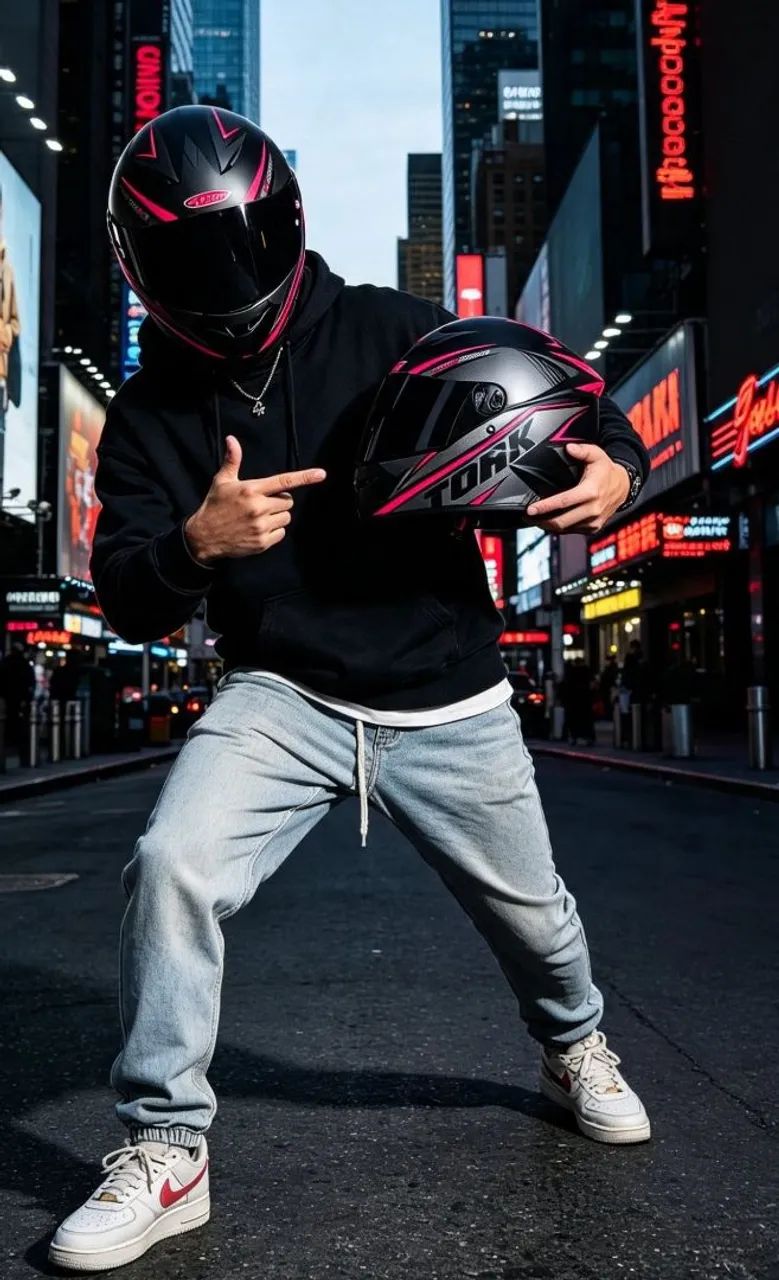 Capacete R8 rosa