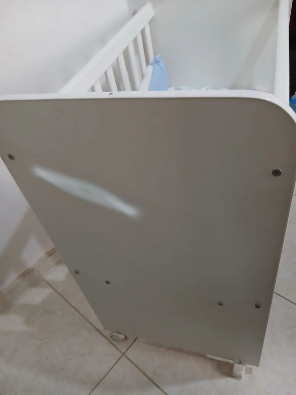 Mini berço com colchão  - Foto 5