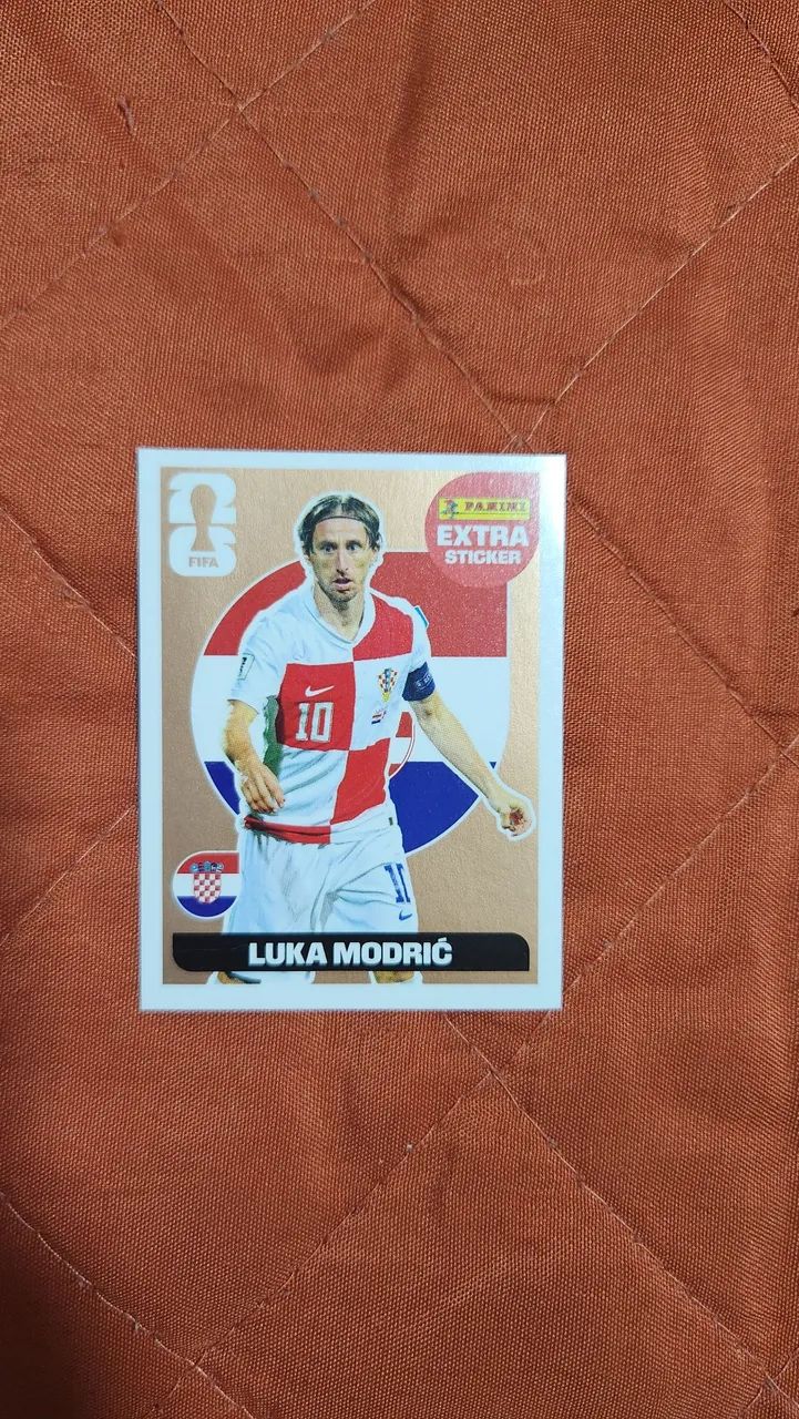 Figurinha Extra Sticket Bronze - Luka Modric  - Foto 2