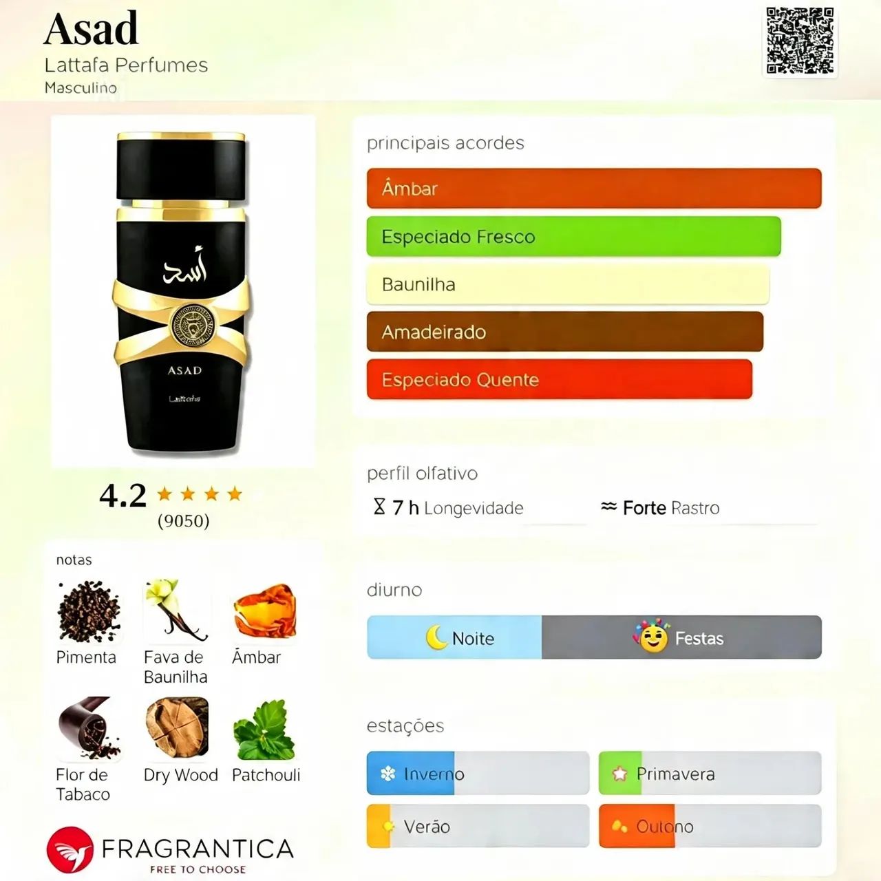Lattafa Asad EDP Original 100 ml - 80-90% Cheio + Caixa Original - Foto 2