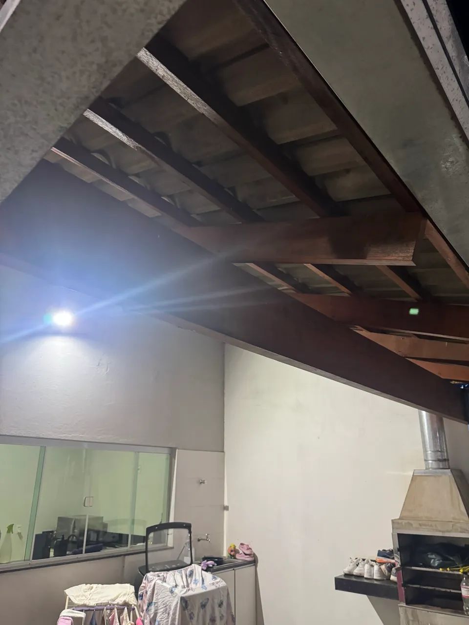 Varanda completa em telha de cimento  - Foto 3