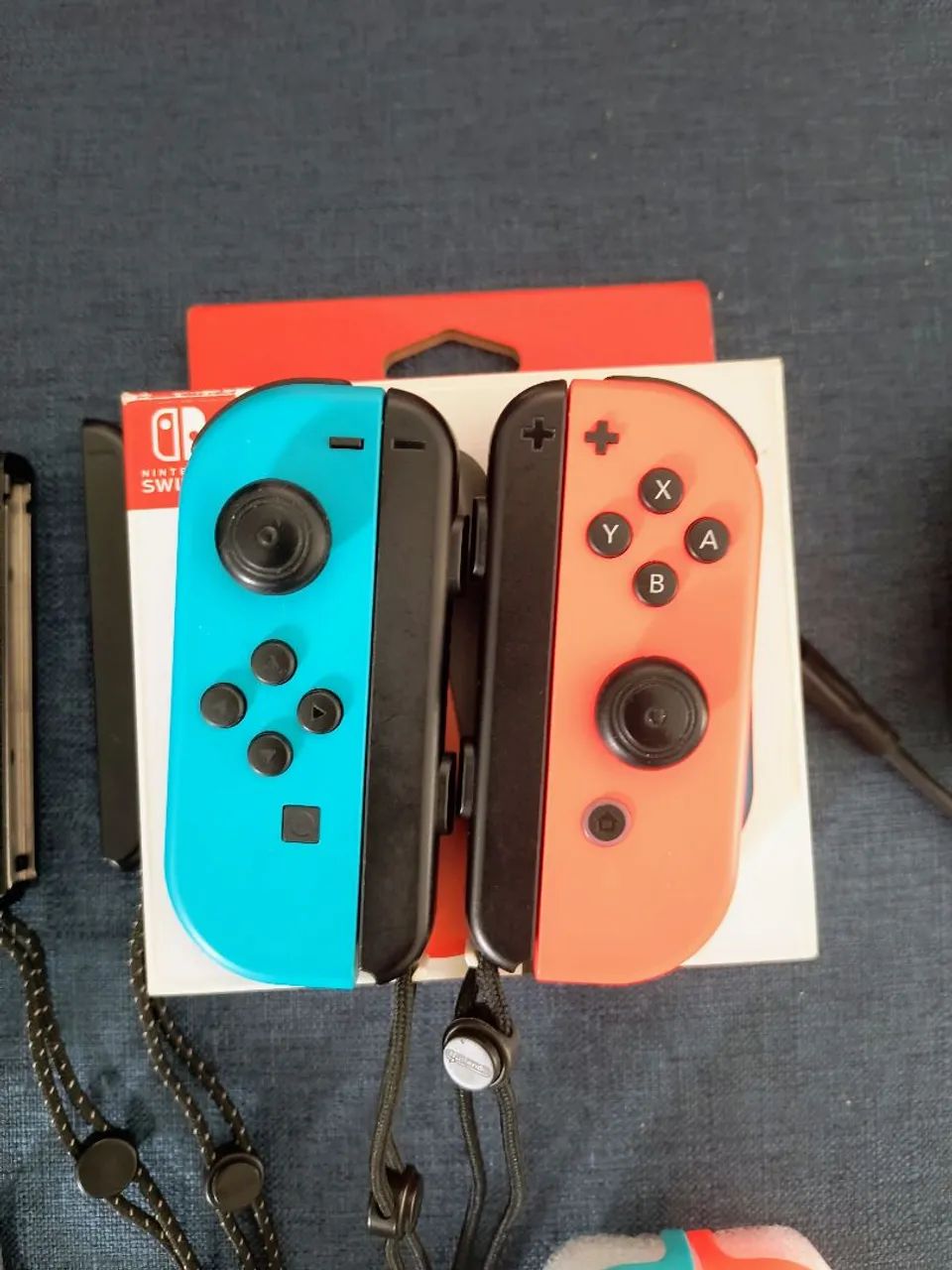 Nintendo Switch OLED completo + par de Joy Con + Acessórios e película - Foto 3