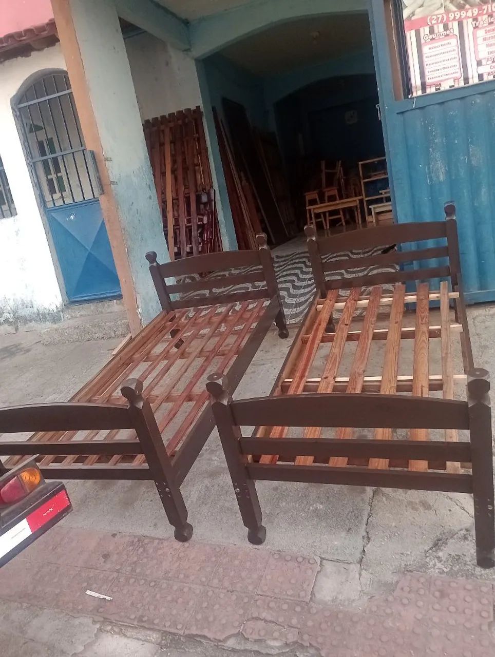 Cama de solteiro de madeira maciça 399,00 - Foto 2