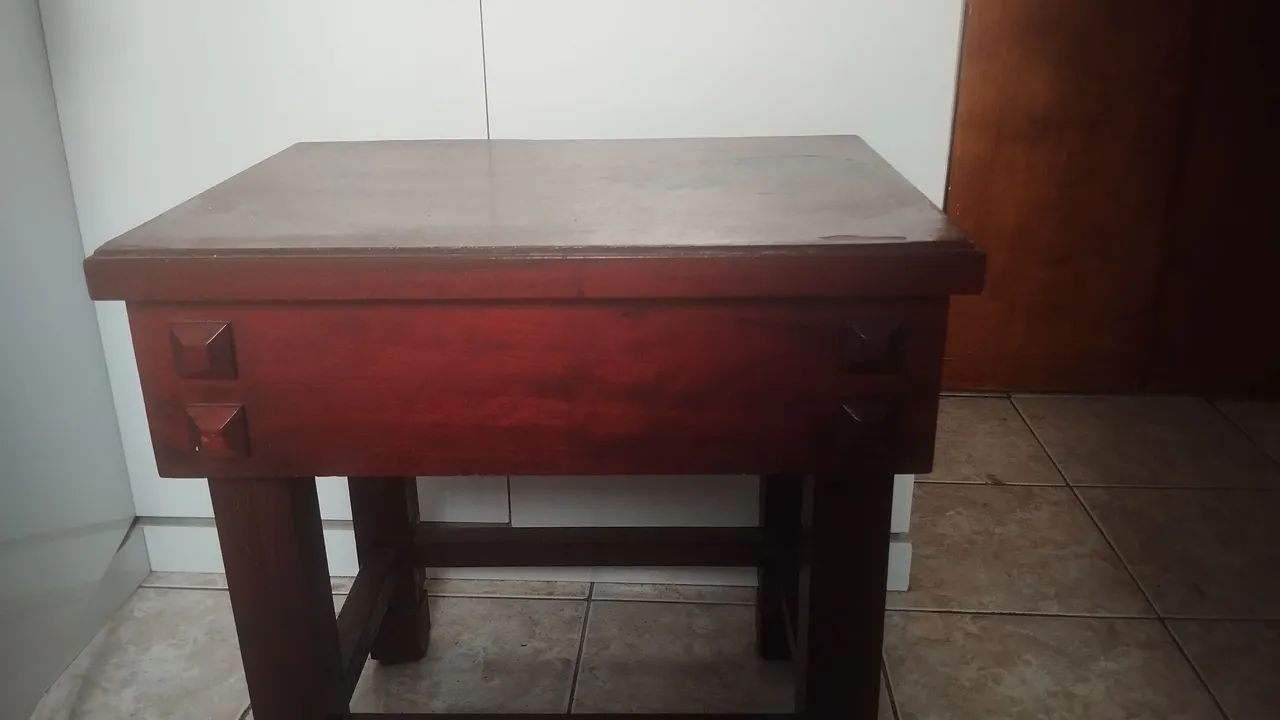mesa de apoio | madeira mogno - Foto 5