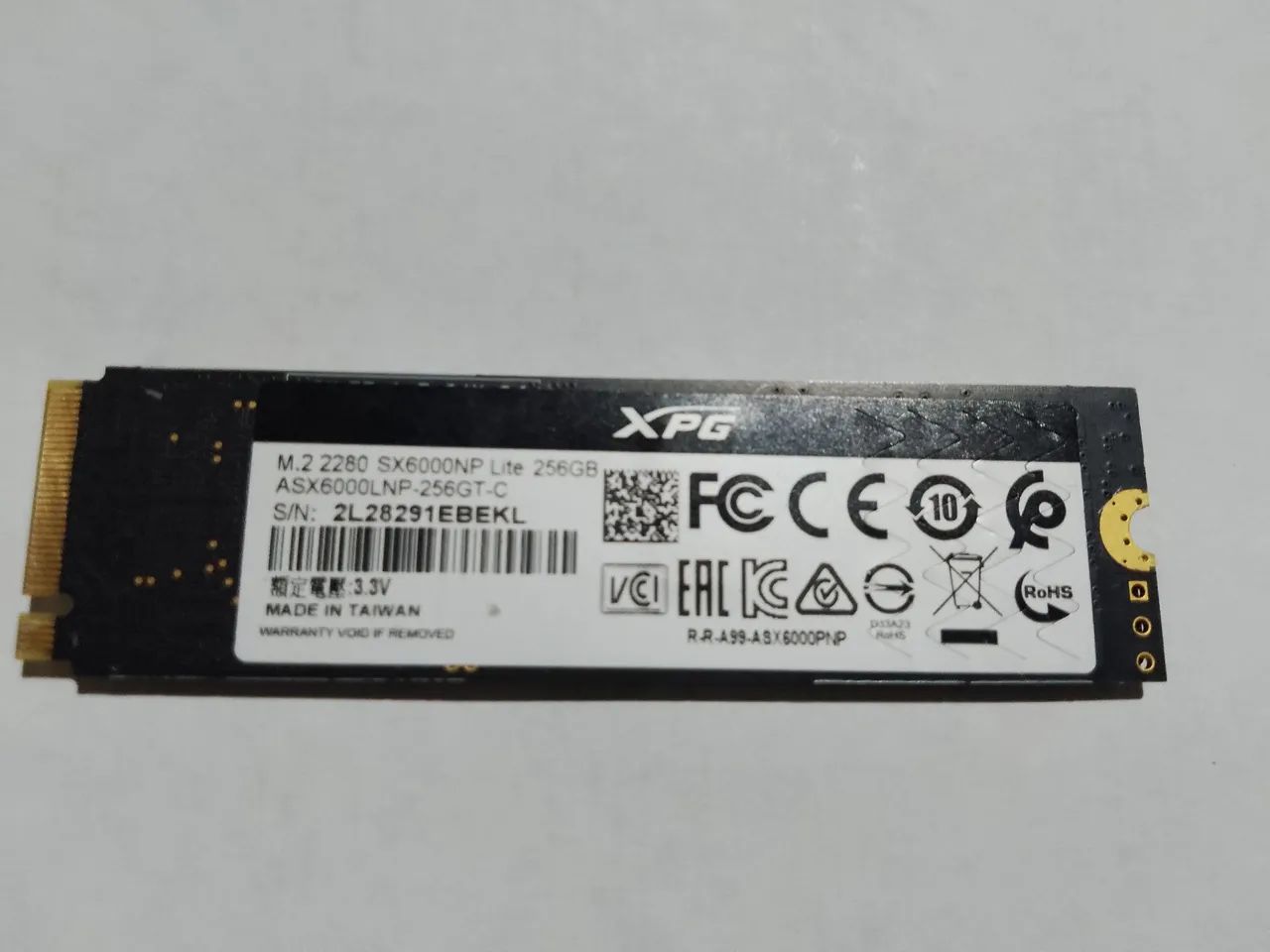 SSD 256GB Nvme 405755330644551680