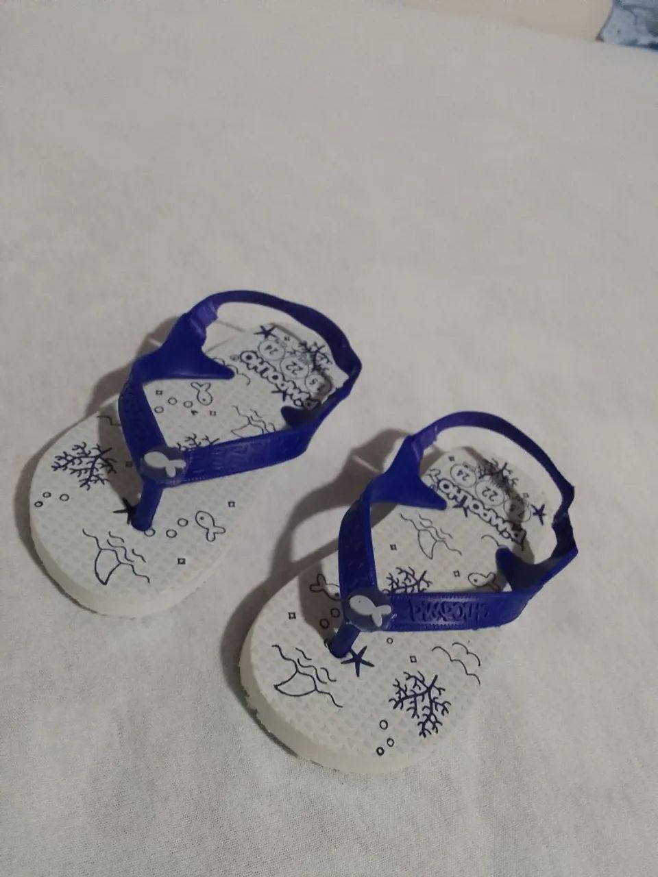 Chinelo bebê número 22